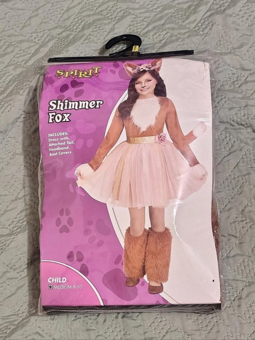 Spirit Halloween Shimmer Fox Costume Girls Medium Fox Halloween Costume